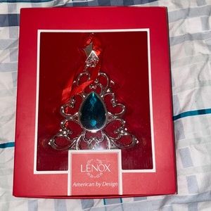 Lenox gemmed tree ornament